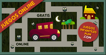 Juegos de laberintos infantiles gratis y online: El auto