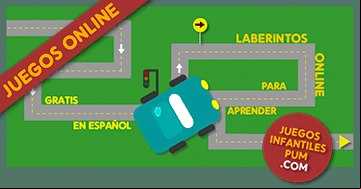 Juegos de laberintos para bebés y niños online y gratis: autos