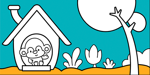 Dibujos infantiles para colorear en l