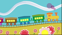 Tren de colores! Videos para bebes y ni